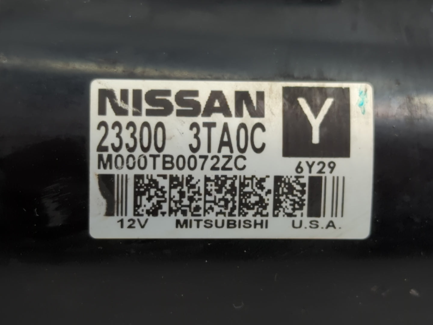 2013-2018 Nissan Altima Car Starter Motor Solenoid OEM P/N:23300 3TA0C Fits Fits 2013 2014 2015 2016 2017 2018 OEM Used Auto