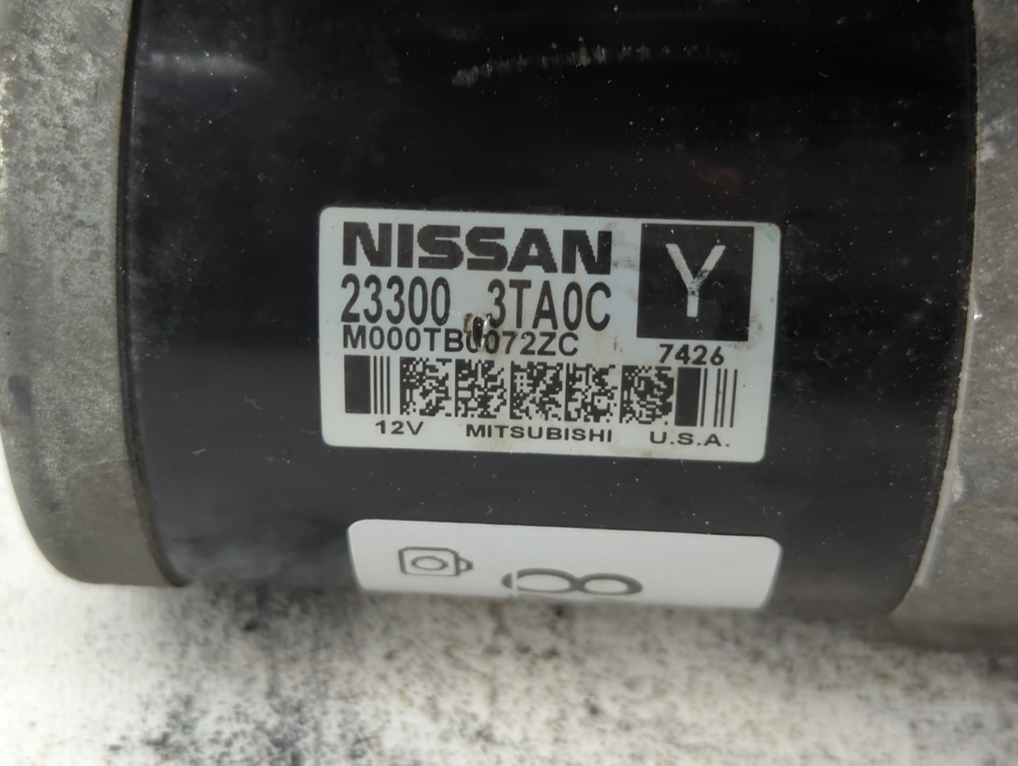 2013-2018 Nissan Altima Car Starter Motor Solenoid OEM P/N:23300 3TA0C Fits Fits 2013 2014 2015 2016 2017 2018 OEM Used Auto