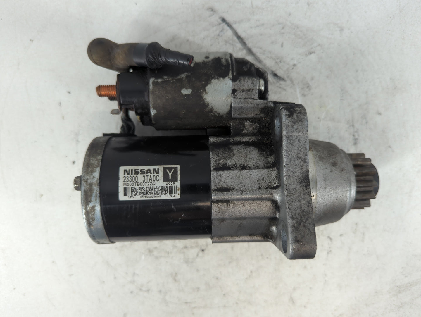 2013-2018 Nissan Altima Car Starter Motor Solenoid OEM P/N:23300 3TA0C Fits Fits 2013 2014 2015 2016 2017 2018 OEM Used Auto