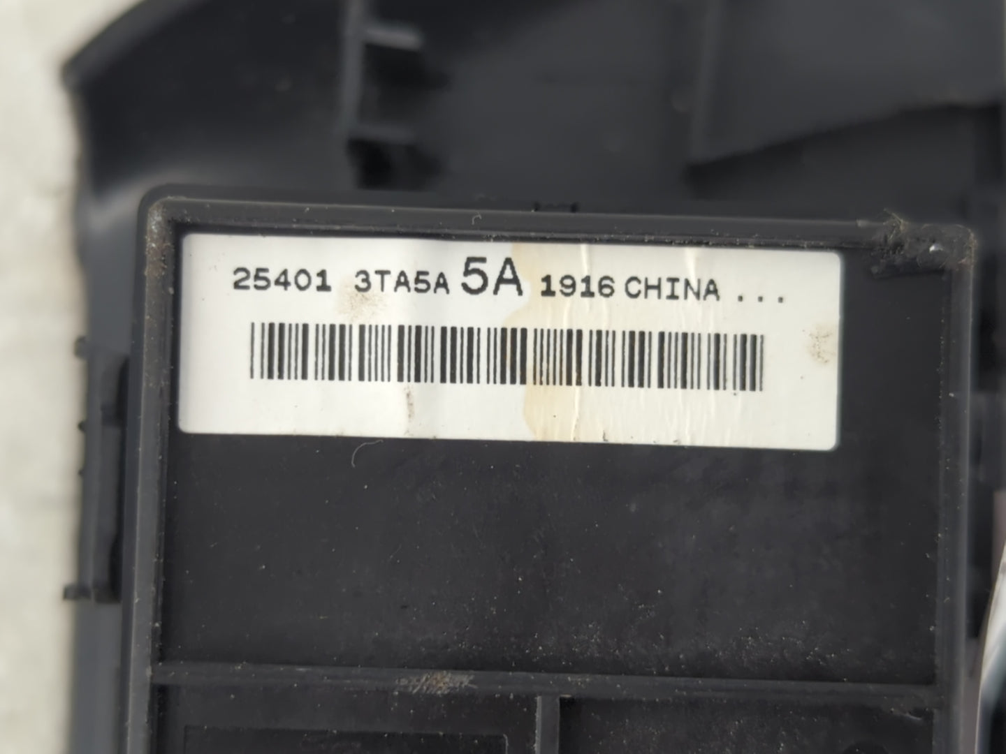 2013-2018 Nissan Altima Master Power Window Switch Replacement Driver Side Left P/N:25401 3TA5A Fits OEM Used Auto Parts - O