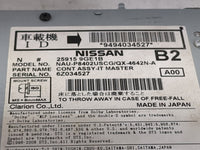2017 Nissan Armada Radio AM FM Cd Player Receiver Replacement P/N:25915 9GE1B Fits Fits 2016 2018 2019 OEM Used Auto Parts -