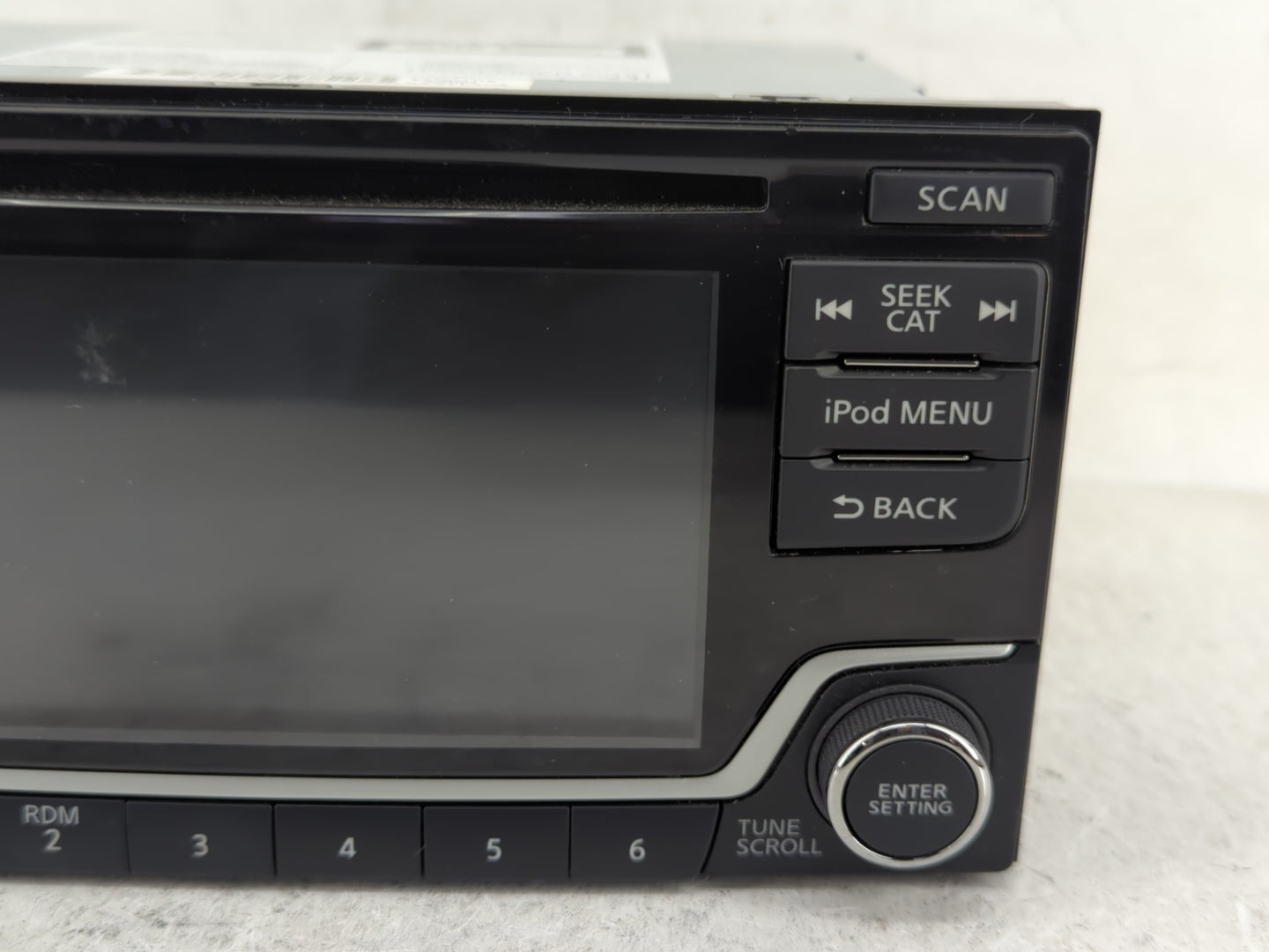 2017 Nissan Juke Radio AM FM Cd Player Receiver Replacement P/N:281853PU0A Fits OEM Used Auto Parts - Oemusedautoparts1.com