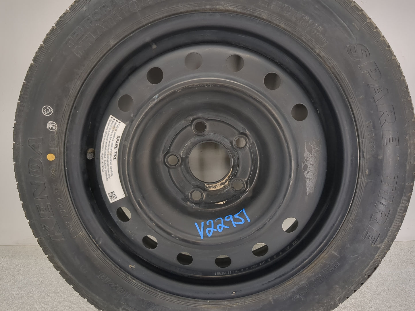 2011-2017 Nissan Juke Spare Donut Tire Wheel Rim Oem 1455263 - Oemusedautoparts1.com