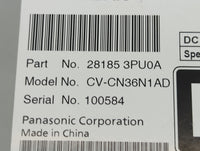 2017 Nissan Juke Radio AM FM Cd Player Receiver Replacement P/N:28185 3PU0A 281853PU0A Fits OEM Used Auto Parts - Oemusedaut