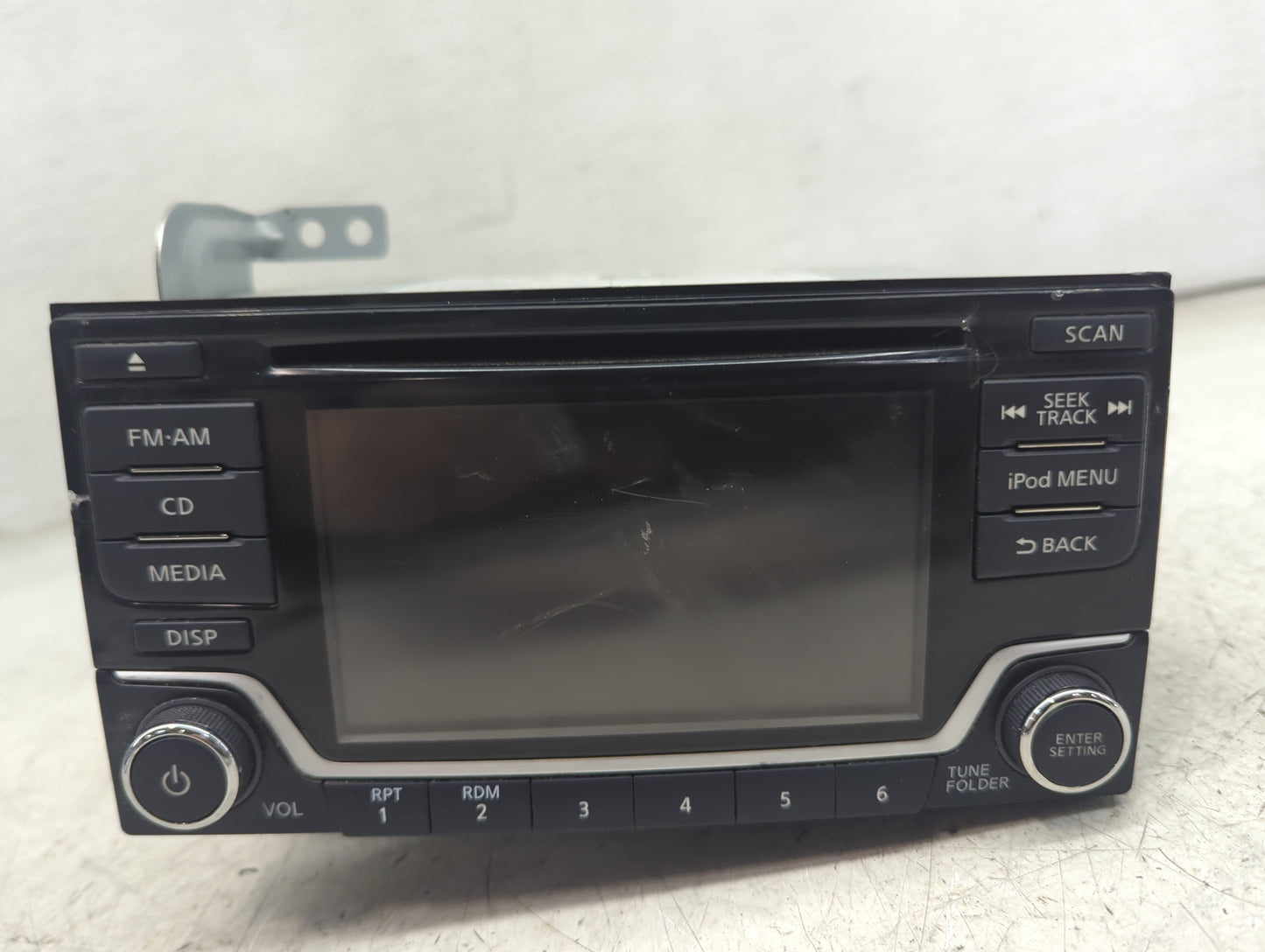 2017 Nissan Juke Radio AM FM Cd Player Receiver Replacement P/N:281853PU1A CV-CN36N0AD, NT8-13NDC1-5 Fits OEM Used Auto Part