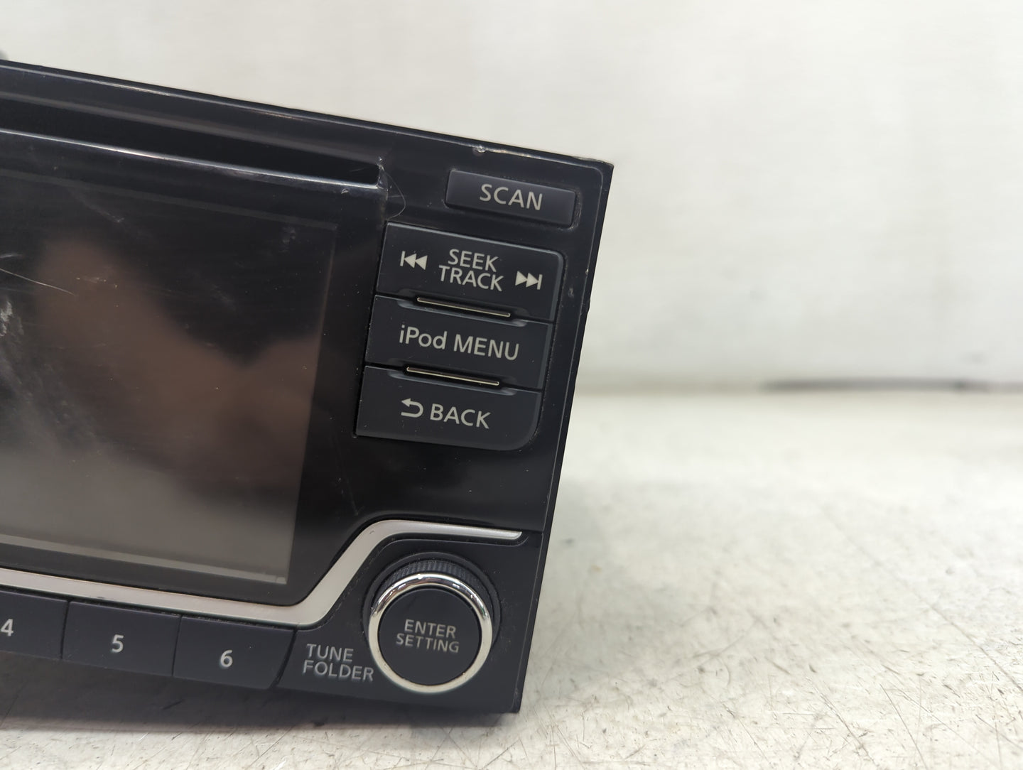 2017 Nissan Juke Radio AM FM Cd Player Receiver Replacement P/N:281853PU1A CV-CN36N0AD, NT8-13NDC1-5 Fits OEM Used Auto Part