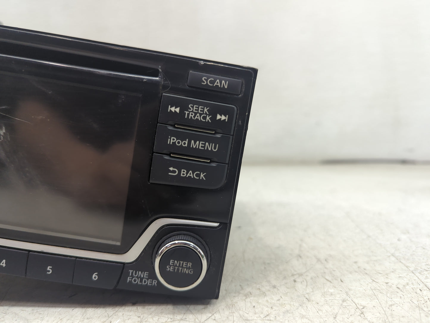 2017 Nissan Juke Radio AM FM Cd Player Receiver Replacement P/N:281853PU1A CV-CN36N0AD, NT8-13NDC1-5 Fits OEM Used Auto Part