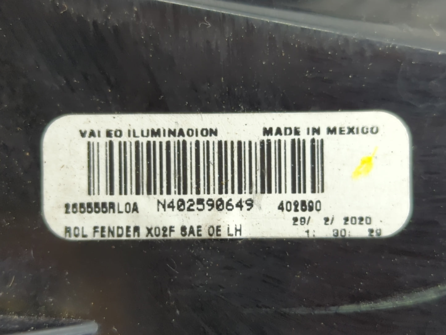 2017 Nissan Kicks Tail Light Assembly Driver Left OEM P/N:N402590649 Fits OEM Used Auto Parts - Oemusedautoparts1.com