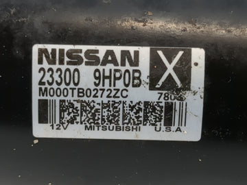 2016-2021 Nissan Maxima Car Starter Motor Solenoid OEM P/N:23300 9HP0B Fits Fits 2015 2016 2017 2018 2019 2020 2021 2022 OEM Used Auto Parts