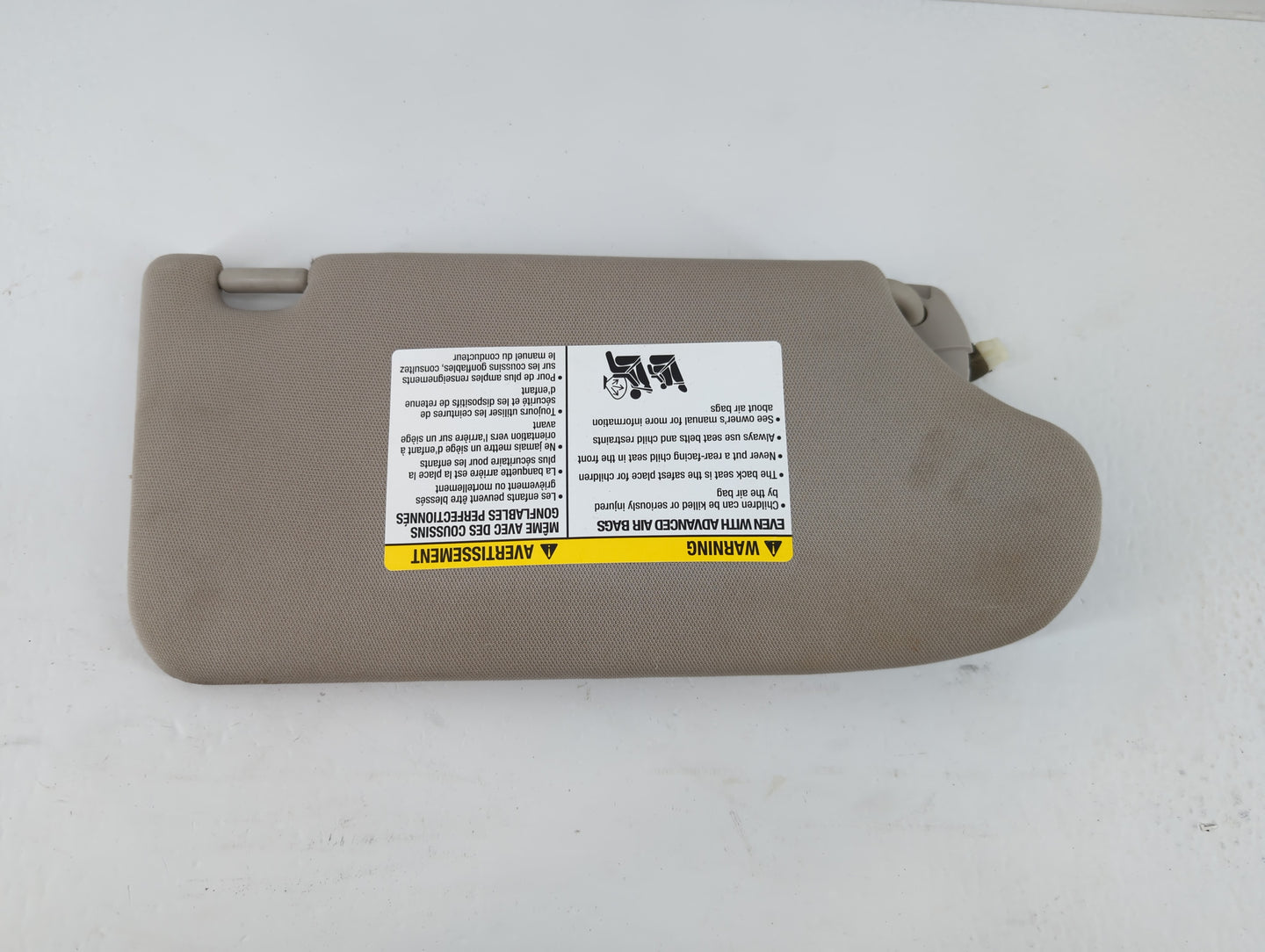 2016-2017 Nissan Maxima Sun Visor Shade Replacement Driver Left Mirror Fits Fits 2016 2017 OEM Used Auto Parts - Oemusedauto