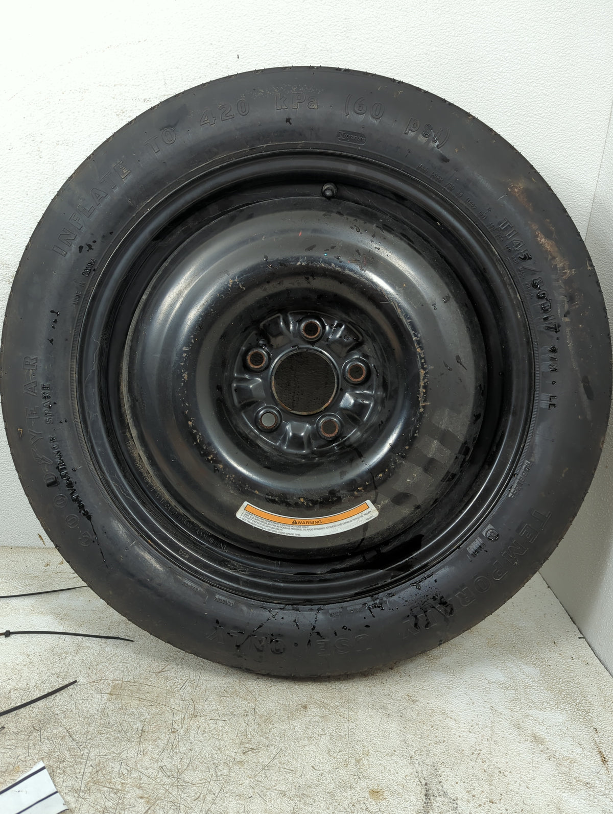 2004-2022 Nissan Maxima Spare Donut Tire Wheel Rim Oem 1236210 - Oemusedautoparts1.com