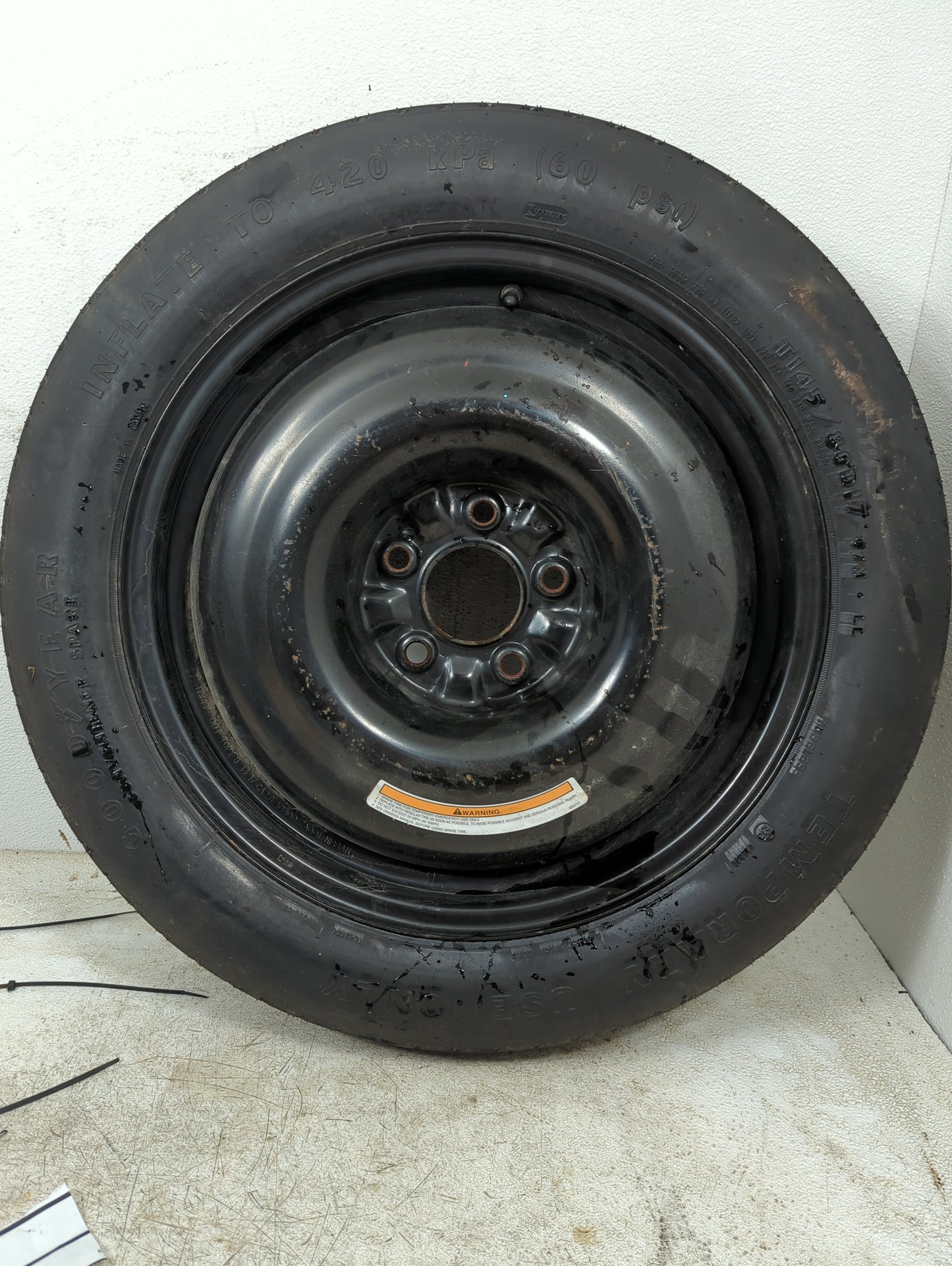 2004-2022 Nissan Maxima Spare Donut Tire Wheel Rim Oem 1236210 - Oemusedautoparts1.com