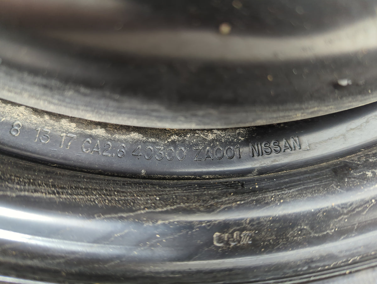 2004-2022 Nissan Maxima Spare Donut Tire Wheel Rim Oem 1236210 - Oemusedautoparts1.com