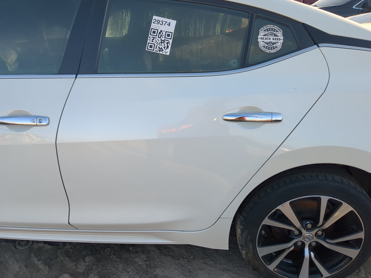 2016-2021 Nissan Maxima Driver Rear Door Oem - Oemusedautoparts1.com