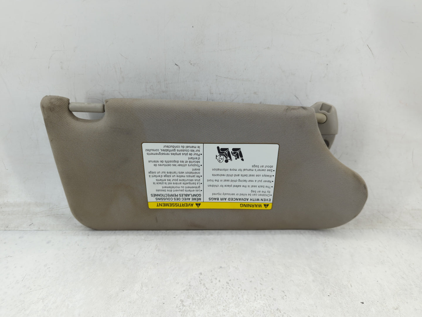 2016-2017 Nissan Maxima Sun Visor Shade Replacement Passenger Right Mirror Fits Fits 2016 2017 OEM Used Auto Parts - Oemused