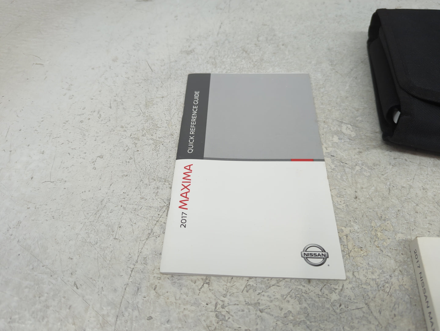 2017 Nissan Maxima Owners Manual Book Guide P/N:OM17EA 0A36U1 OEM Used Auto Parts - Oemusedautoparts1.com