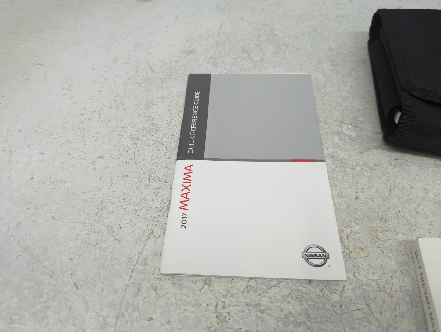 2017 Nissan Maxima Owners Manual Book Guide P/N:OM17EA 0A36U1 OEM Used Auto Parts - Oemusedautoparts1.com