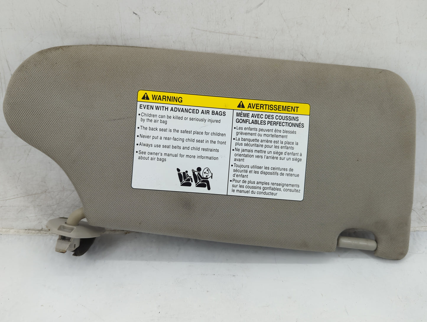 2017 Nissan Maxima Sun Visor Shade Replacement Driver Left Mirror Fits OEM Used Auto Parts - Oemusedautoparts1.com