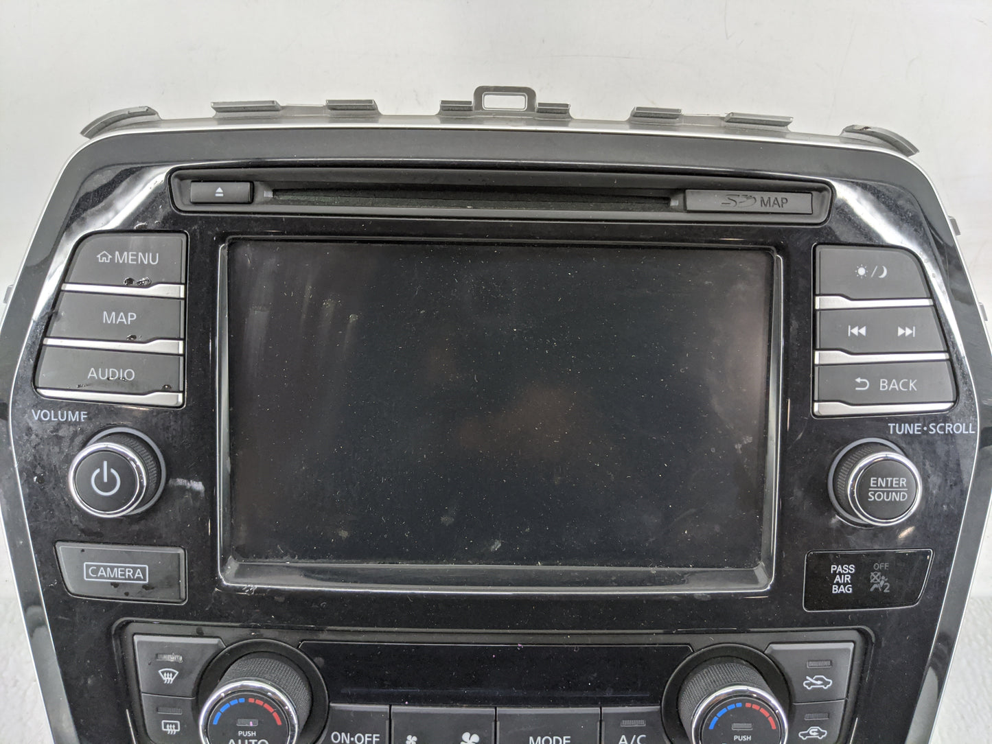 2017 Nissan Maxima Radio AM FM Cd Player Receiver Replacement P/N:25915 9DD0E Fits OEM Used Auto Parts - Oemusedautoparts1.c