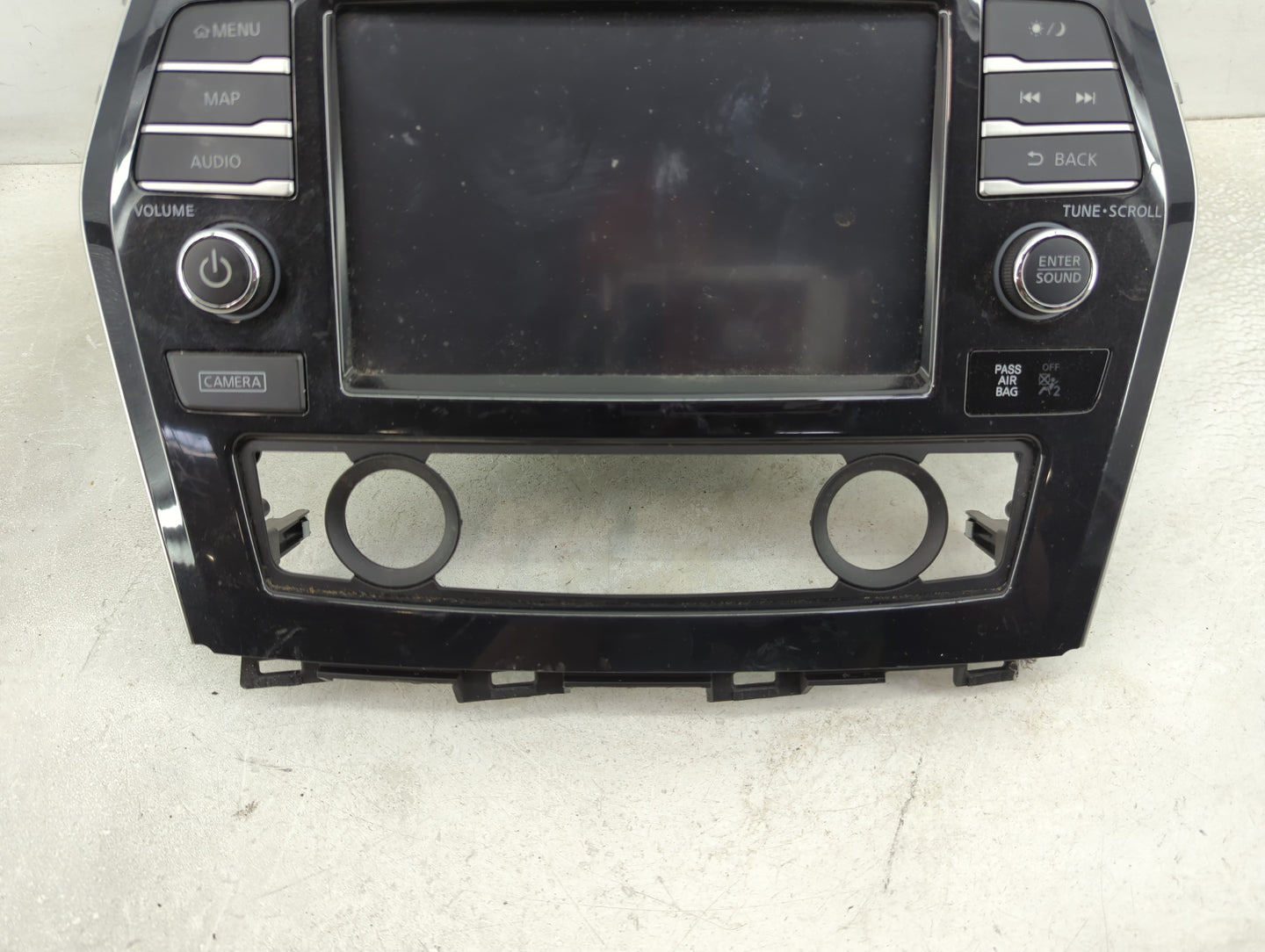2017 Nissan Maxima Radio AM FM Cd Player Receiver Replacement P/N:25915 9DD1C QY-8550 Fits OEM Used Auto Parts - Oemusedauto