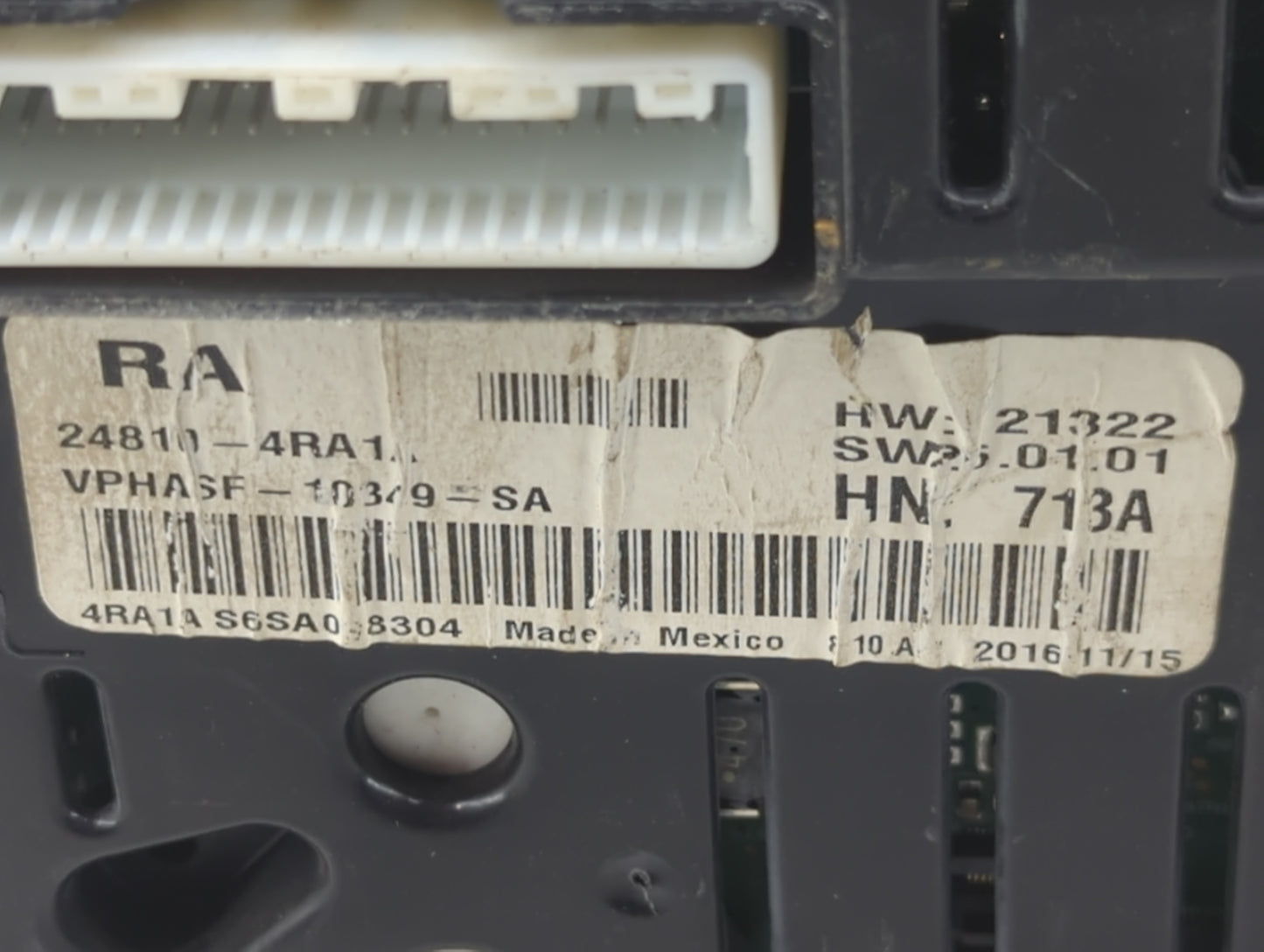 2016-2017 Nissan Maxima Instrument Cluster Speedometer Gauges P/N:24810-4RA1A VPHA5F-10349-SA Fits Fits 2016 2017 OEM Used A