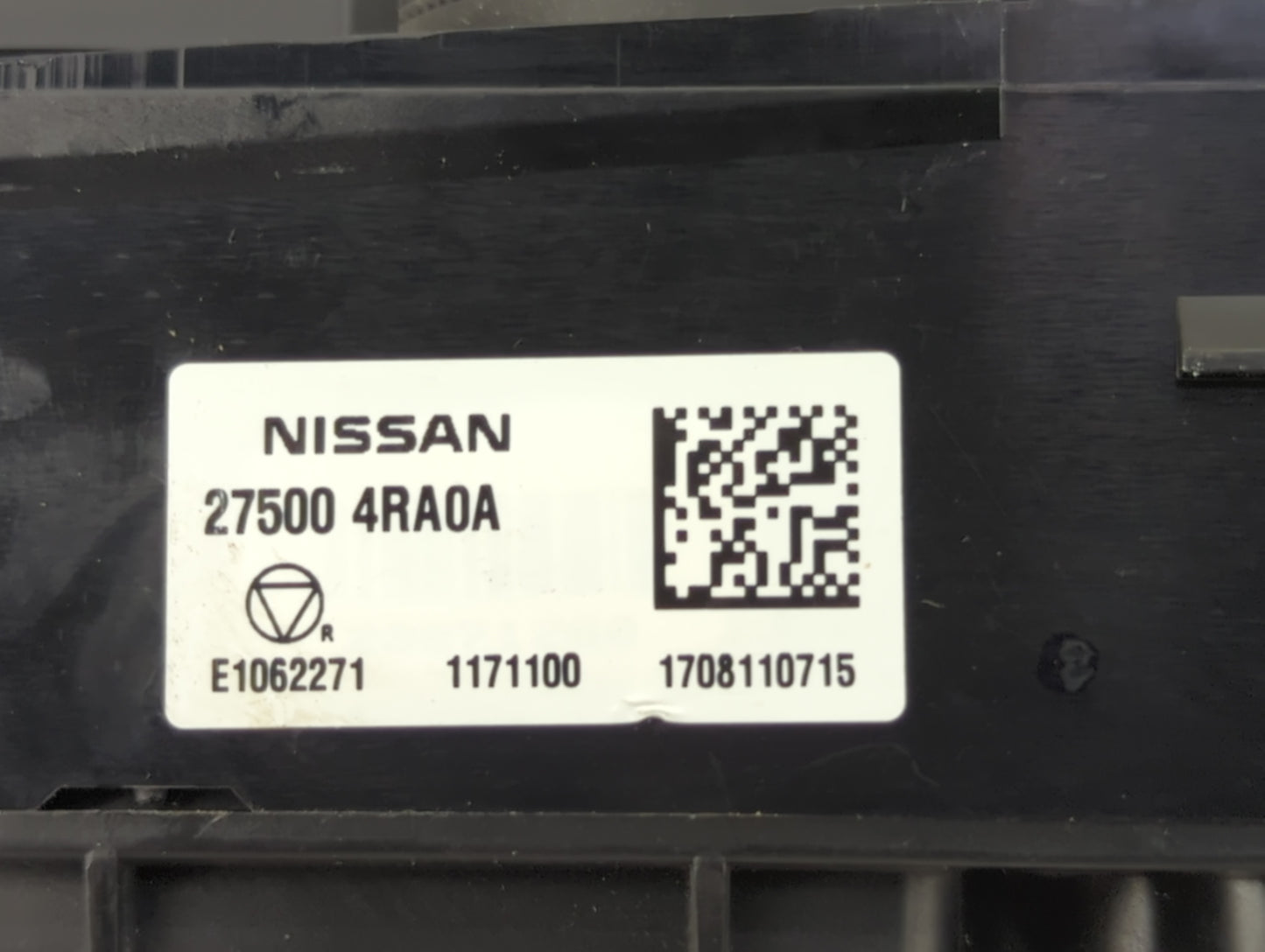 2016-2021 Nissan Maxima Climate Control Module Temperature AC/Heater Replacement P/N:27500 4RA0A Fits OEM Used Auto Parts - 