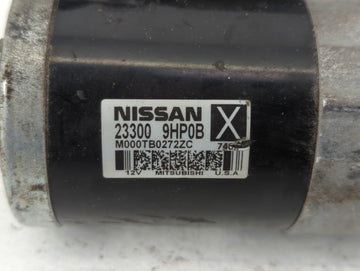 2016-2021 Nissan Maxima Car Starter Motor Solenoid OEM P/N:M000TB0272ZC 23300 9HP0B Fits OEM Used Auto Parts