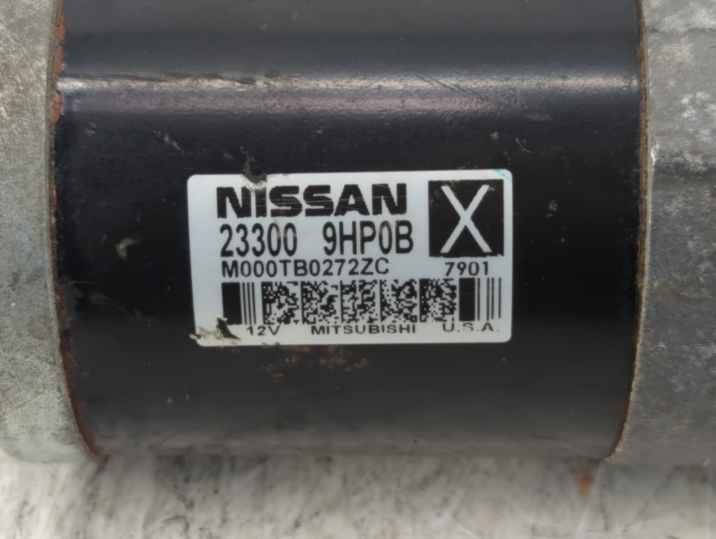 2016-2021 Nissan Maxima Car Starter Motor Solenoid OEM P/N:M000TB00272ZC 23300 9HP0B Fits OEM Used Auto Parts - Oemusedautop