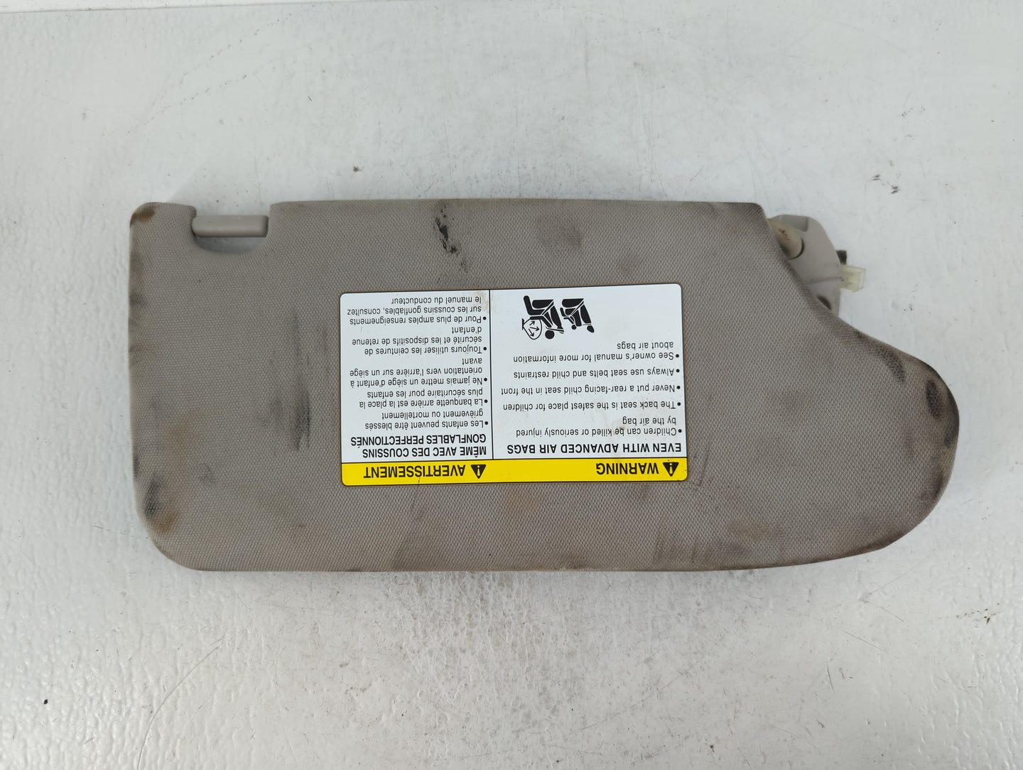 2017 Nissan Maxima Sun Visor Shade Replacement Driver Left Mirror Fits OEM Used Auto Parts - Oemusedautoparts1.com