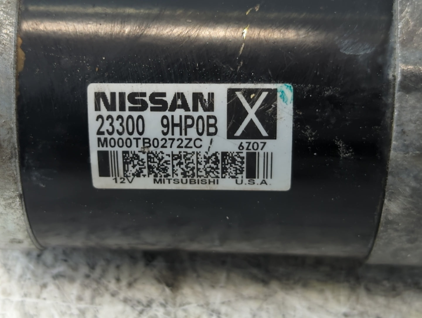 2016-2021 Nissan Maxima Car Starter Motor Solenoid OEM P/N:23300 9HP0B Fits Fits 2015 2016 2017 2018 2019 2020 2021 2022 OEM