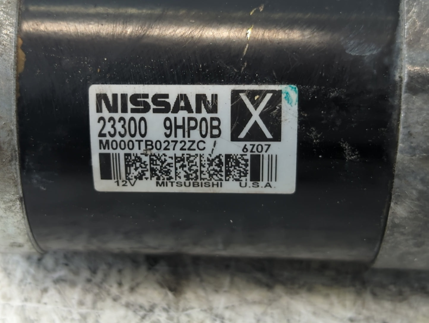 2016-2021 Nissan Maxima Car Starter Motor Solenoid OEM P/N:23300 9HP0B Fits Fits 2015 2016 2017 2018 2019 2020 2021 2022 OEM
