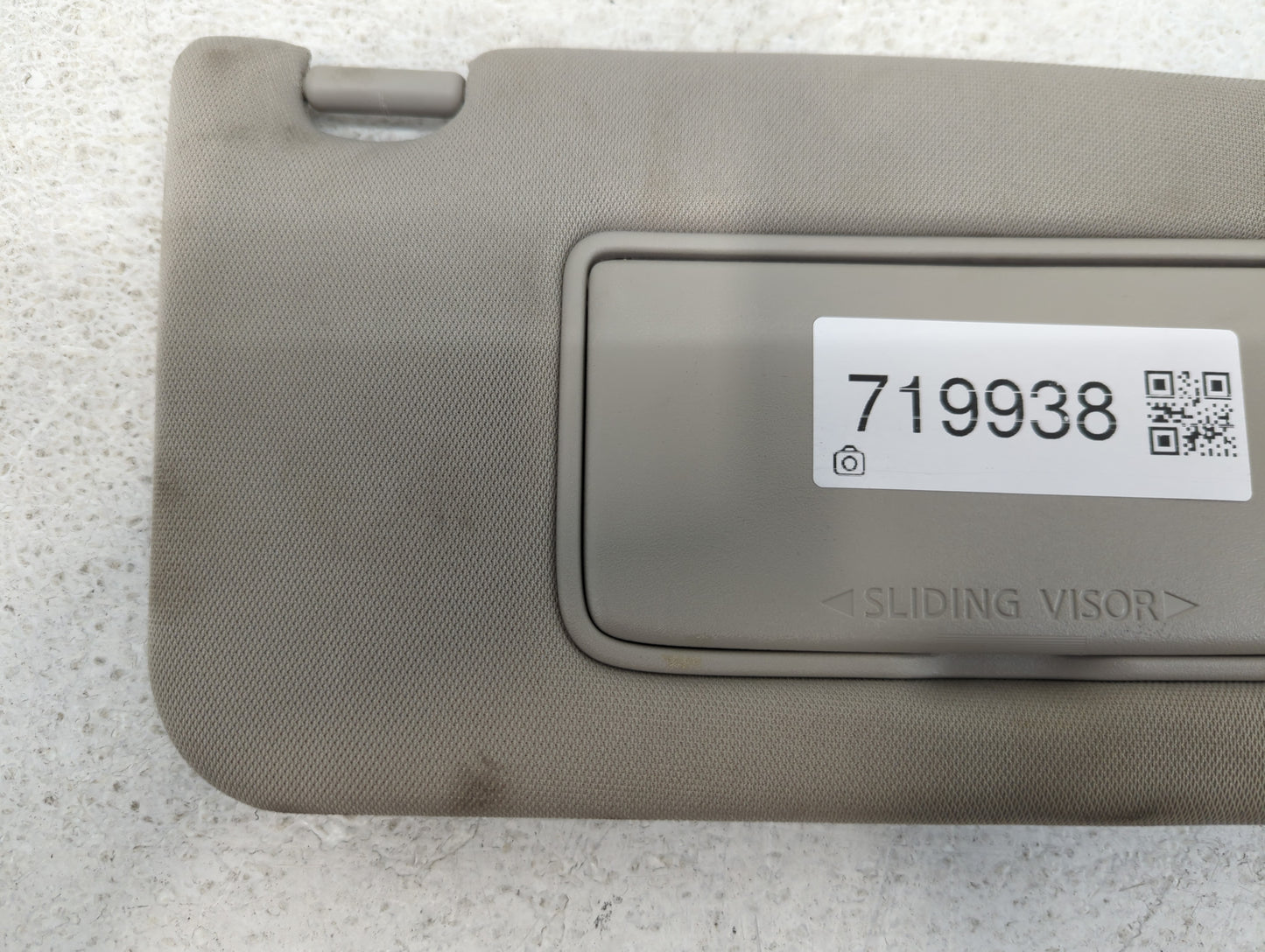 2017 Nissan Maxima Sun Visor Shade Replacement Passenger Right Mirror Fits OEM Used Auto Parts - Oemusedautoparts1.com