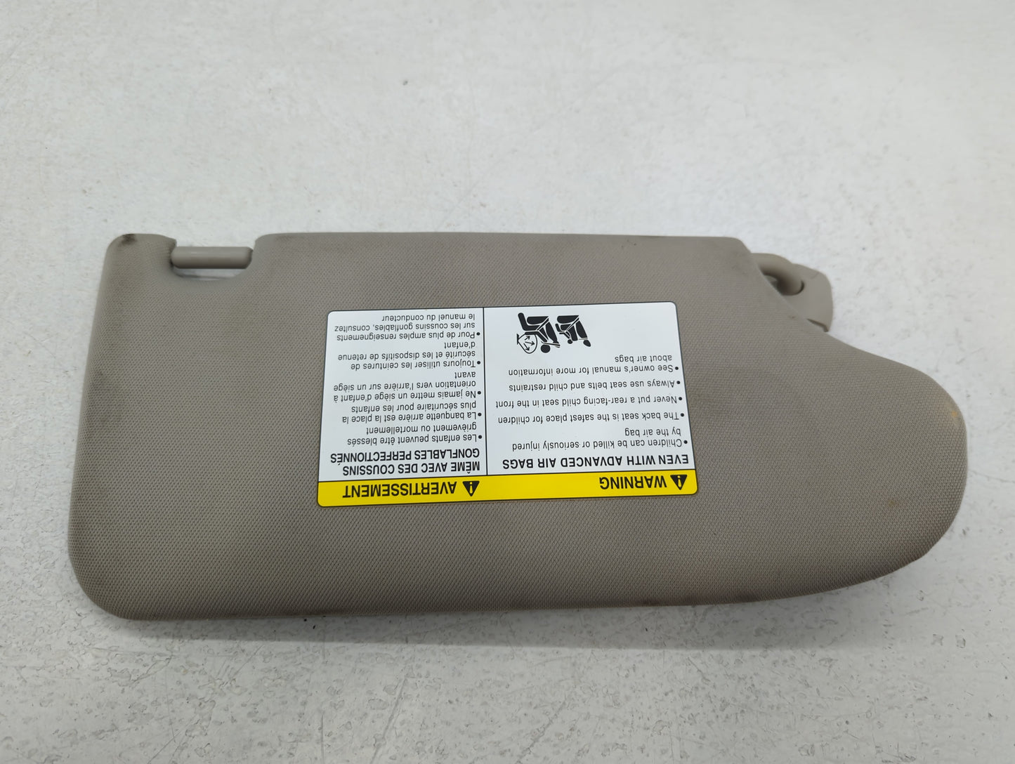 2017 Nissan Maxima Sun Visor Shade Replacement Driver Left Mirror Fits OEM Used Auto Parts - Oemusedautoparts1.com