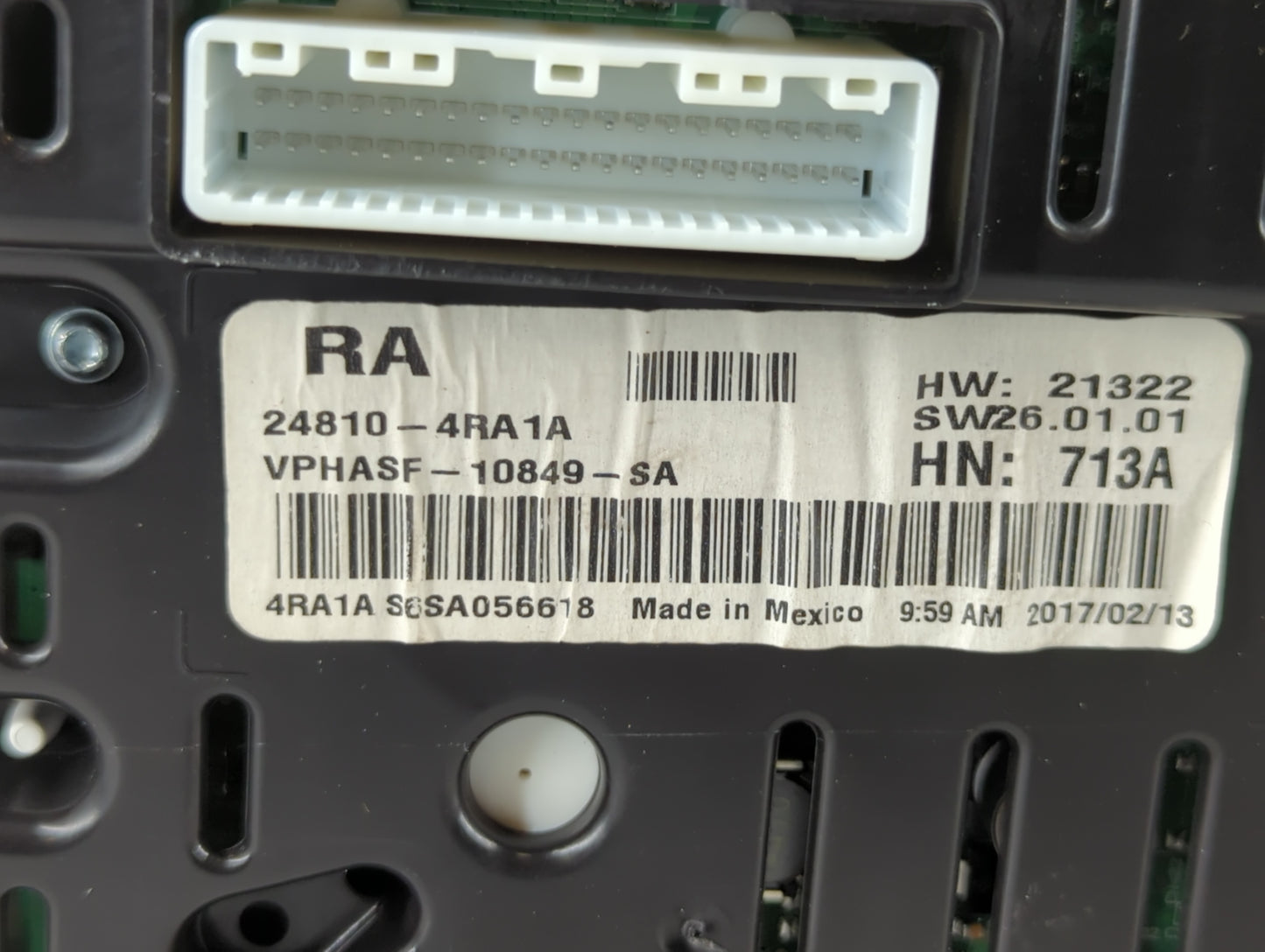 2016-2017 Nissan Maxima Instrument Cluster Speedometer Gauges P/N:24810-4RA1A Fits Fits 2016 2017 OEM Used Auto Parts - Oemu