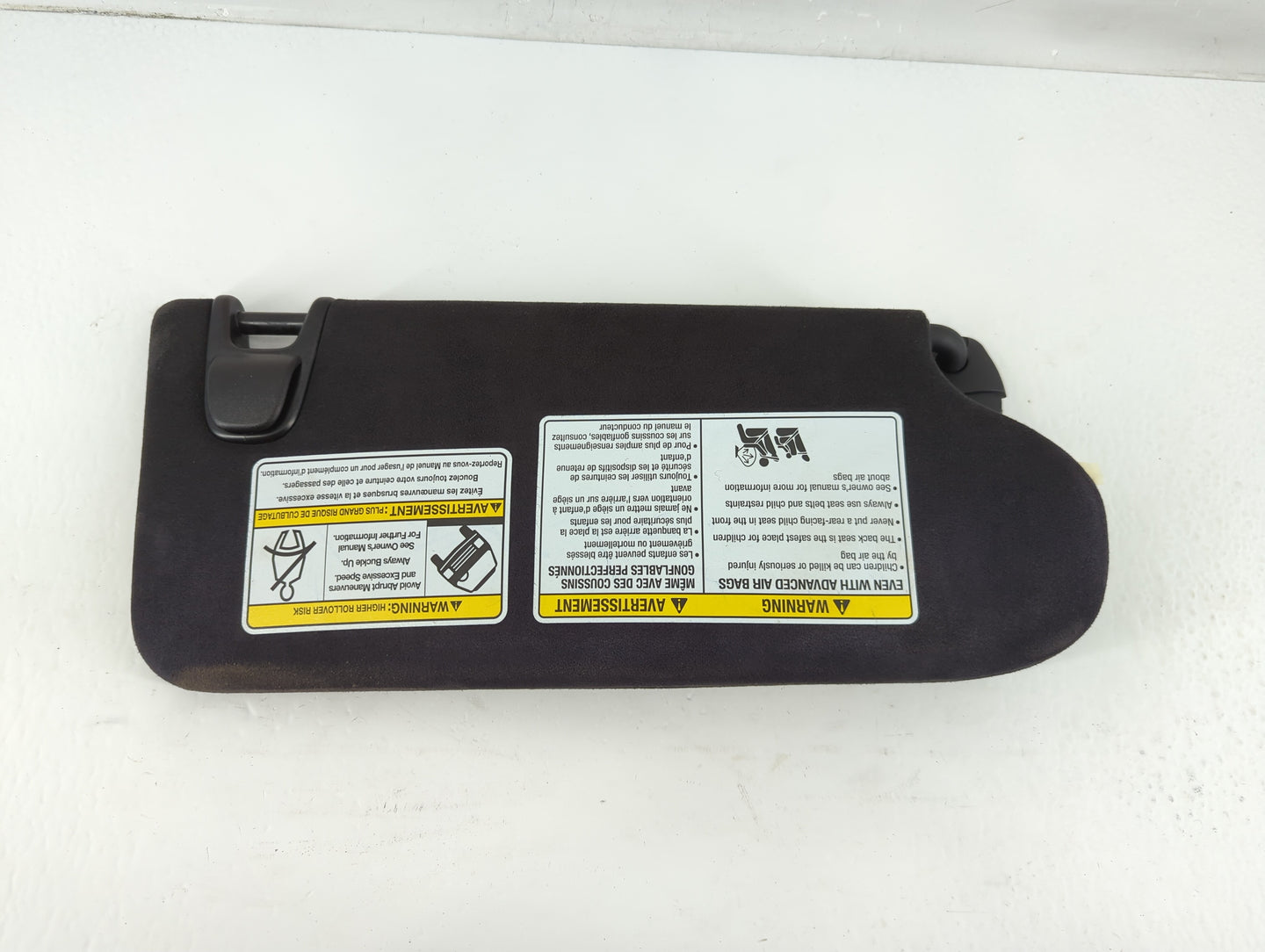 2015-2018 Nissan Murano Sun Visor Shade Replacement Driver Left Mirror Fits Fits 2015 2016 2017 2018 OEM Used Auto Parts - O