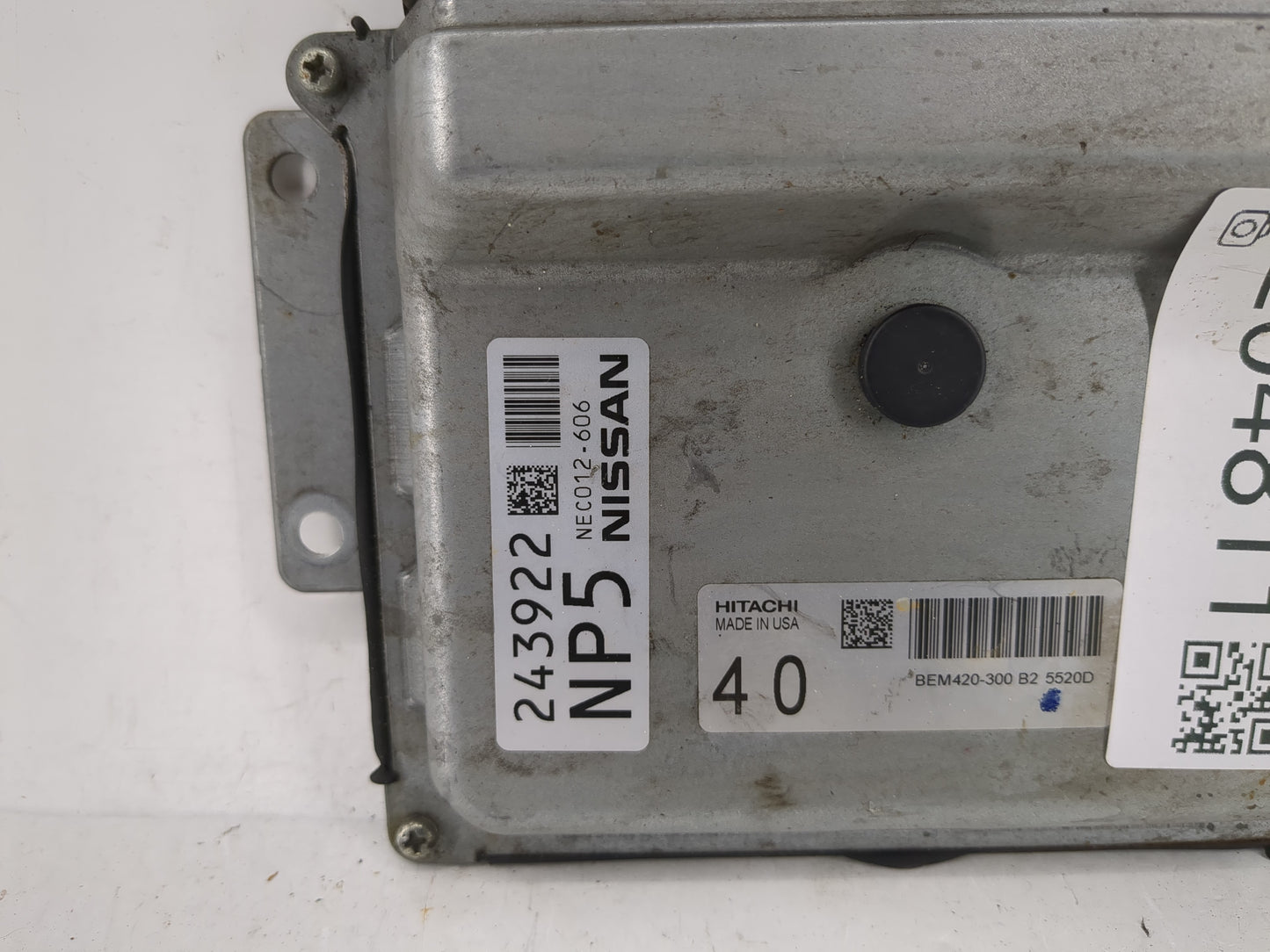 2015-2017 Nissan Murano PCM Engine Control Computer ECU ECM PCU OEM P/N:NEC023-043 Fits Fits 2015 2016 2017 OEM Used Auto Pa