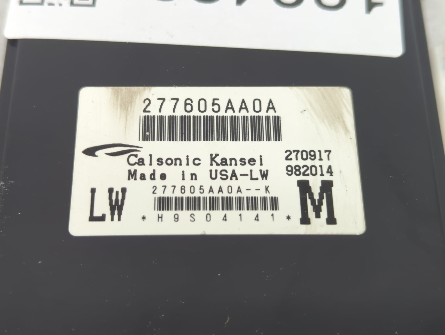 2015-2017 Nissan Murano Temperature Control Module 277605aa0a - Oemusedautoparts1.com