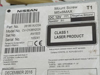 2017 Nissan Murano Radio AM FM Cd Player Receiver Replacement P/N:28185 9UC0A CV-CN36N2GX Fits OEM Used Auto Parts - Oemused