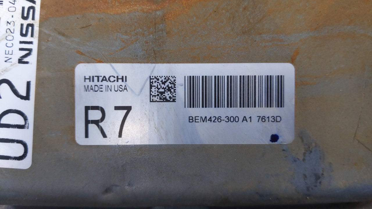 2015-2017 Nissan Murano PCM Engine Control Computer ECU ECM PCU OEM P/N:BEM426-300 A1 AT BEM426-300 Fits Fits 2015 2016 2017