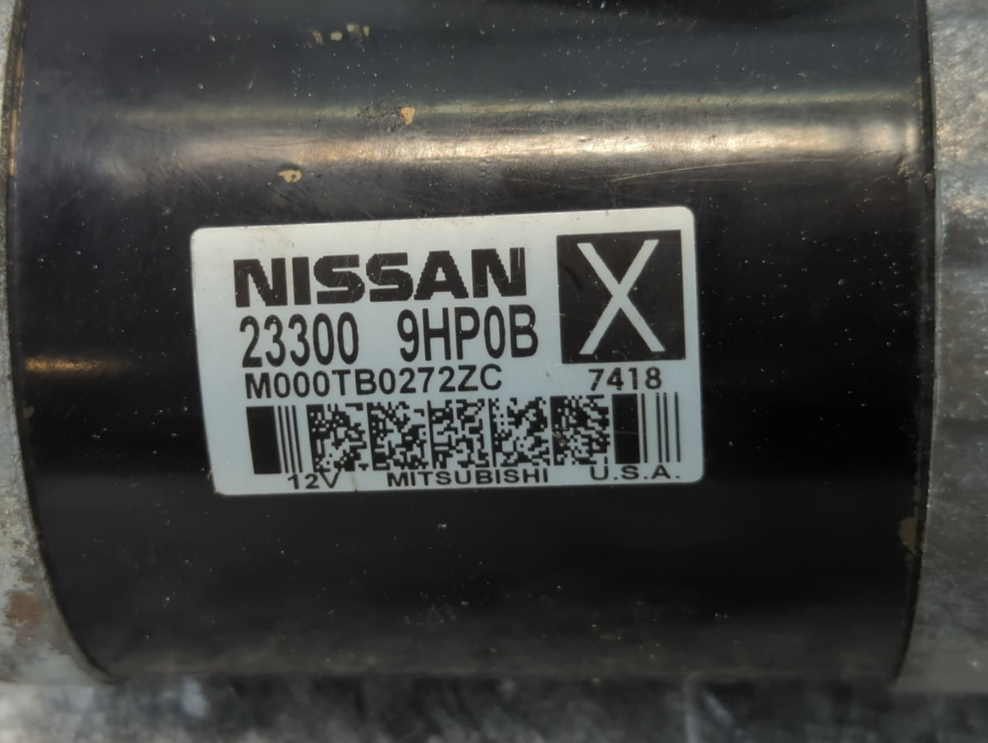 2015-2022 Nissan Murano Car Starter Motor Solenoid OEM P/N:23300 9HP0B Fits Fits 2015 2016 2017 2018 2019 2020 2021 2022 OEM