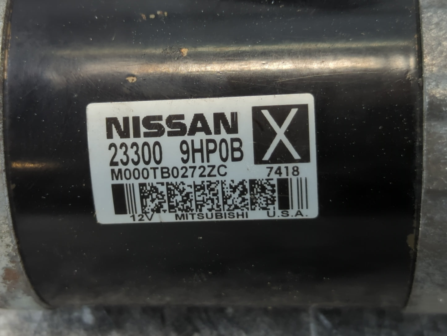 2015-2022 Nissan Murano Car Starter Motor Solenoid OEM P/N:23300 9HP0B Fits Fits 2015 2016 2017 2018 2019 2020 2021 2022 OEM