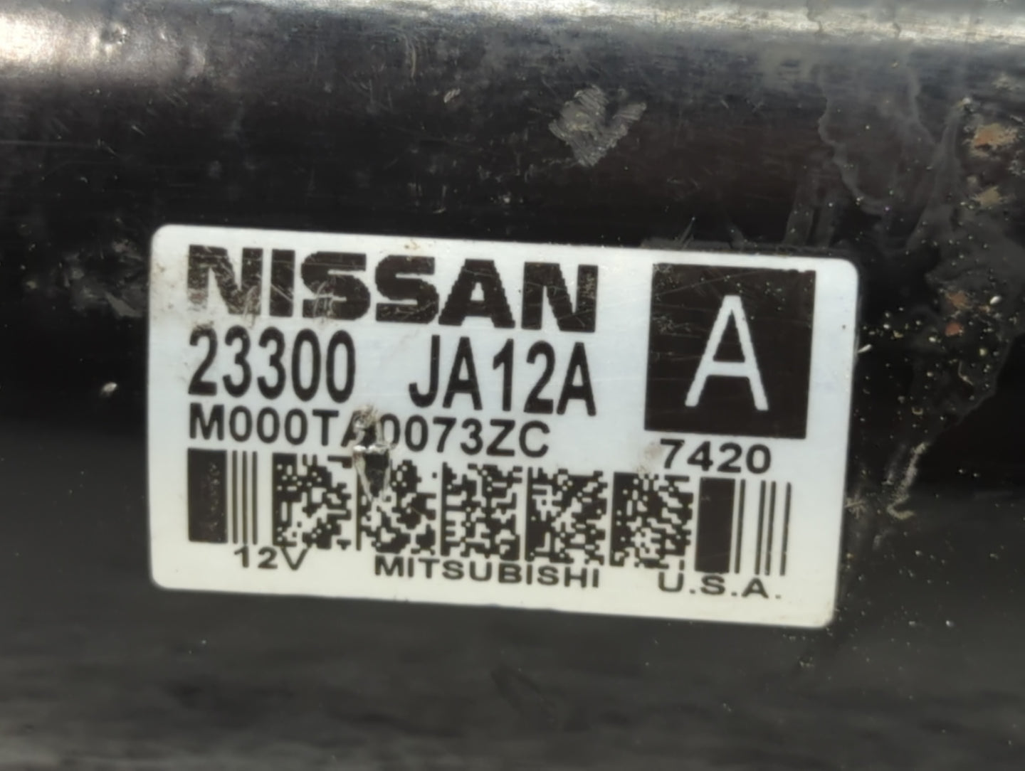 2013-2014 Nissan Murano Car Starter Motor Solenoid OEM P/N:23300 JA12A Fits Fits 2013 2014 2017 OEM Used Auto Parts - Oemuse