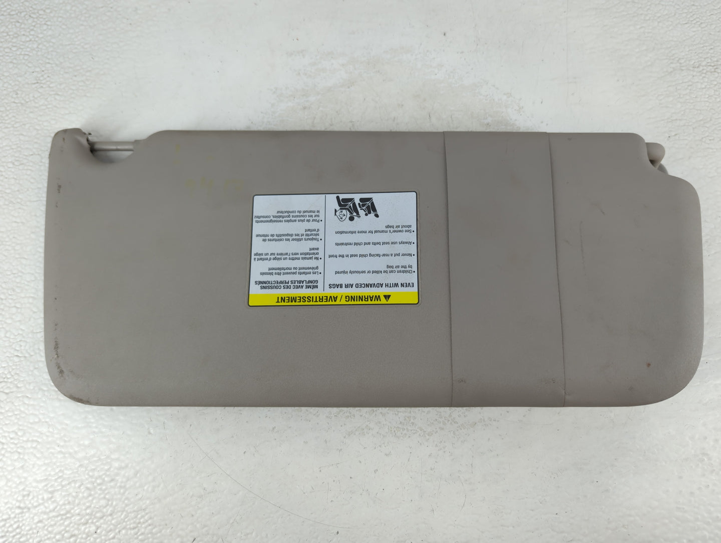 2017 Nissan Nv200 Sun Visor Shade Replacement Driver Left Mirror Fits OEM Used Auto Parts - Oemusedautoparts1.com