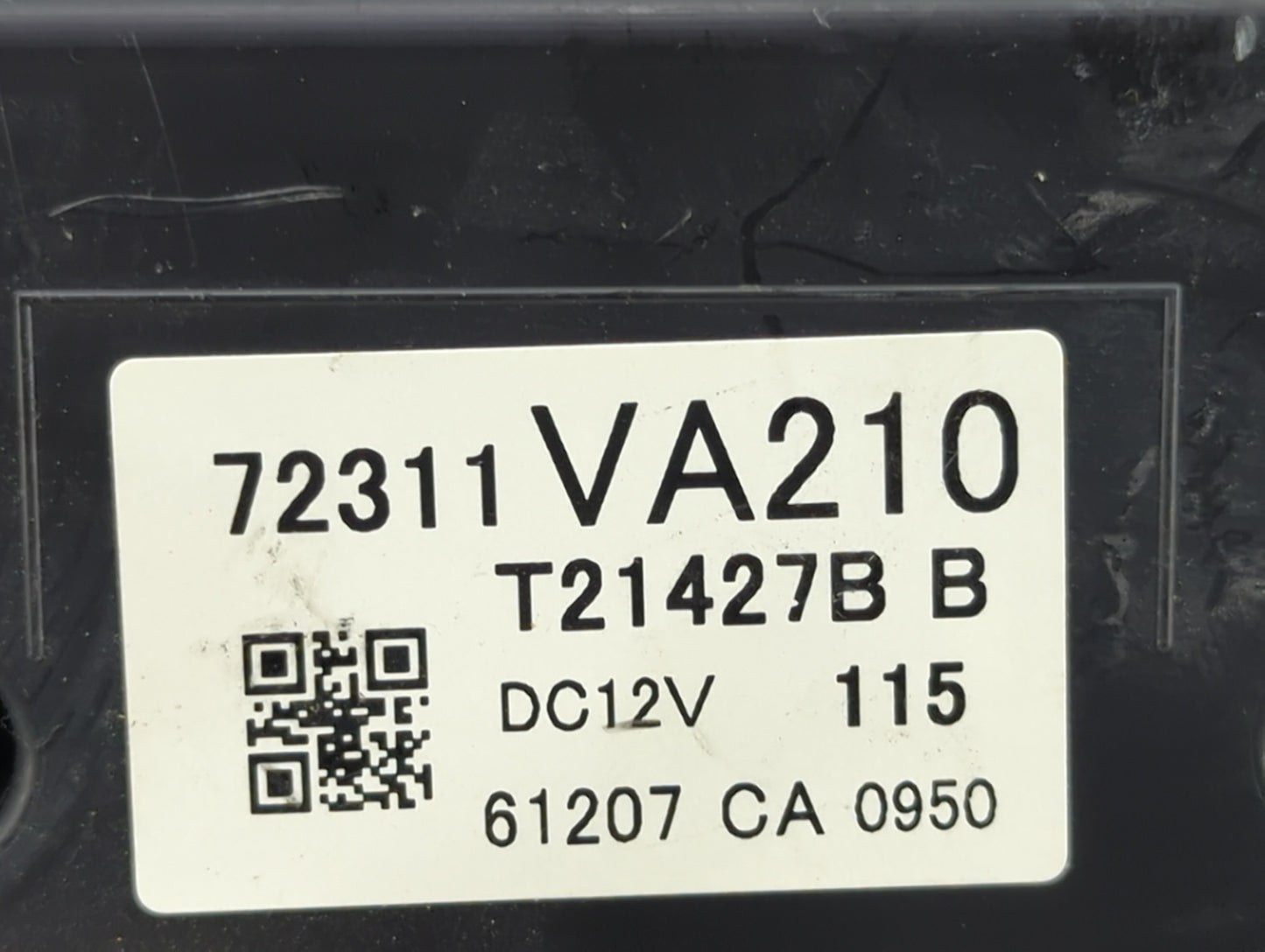 2014-2019 Nissan Nv200 Climate Control Module Temperature AC/Heater Replacement P/N:72311VA210 Fits OEM Used Auto Parts - Oe