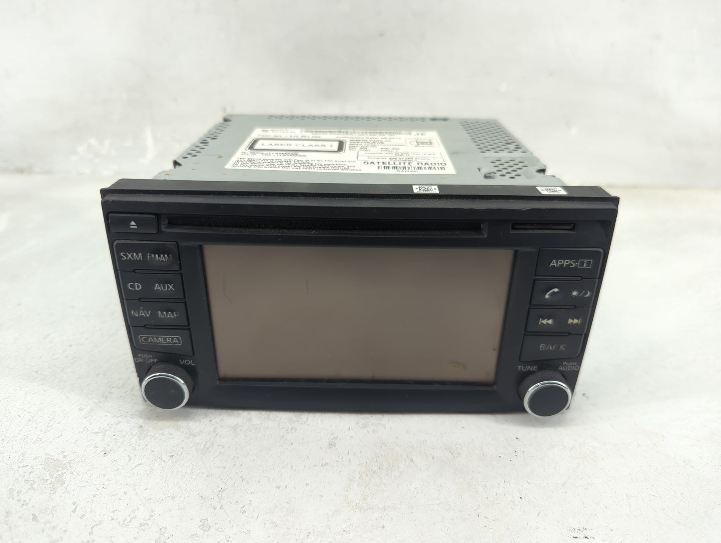 2015-2016 Nissan Nv200 Radio AM FM Cd Player Receiver Replacement P/N:259159JE0B 7 612 051 282 Fits Fits 2015 2016 2017 2018