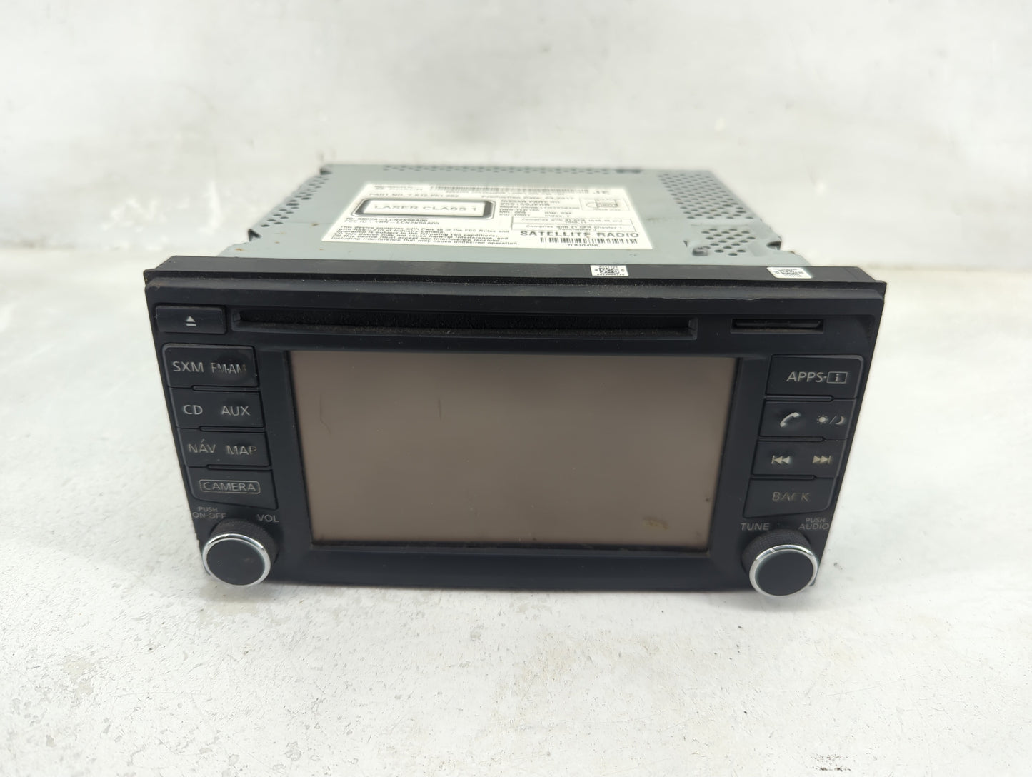 2015-2016 Nissan Nv200 Radio AM FM Cd Player Receiver Replacement P/N:259159JE0B 7 612 051 282 Fits Fits 2015 2016 2017 2018