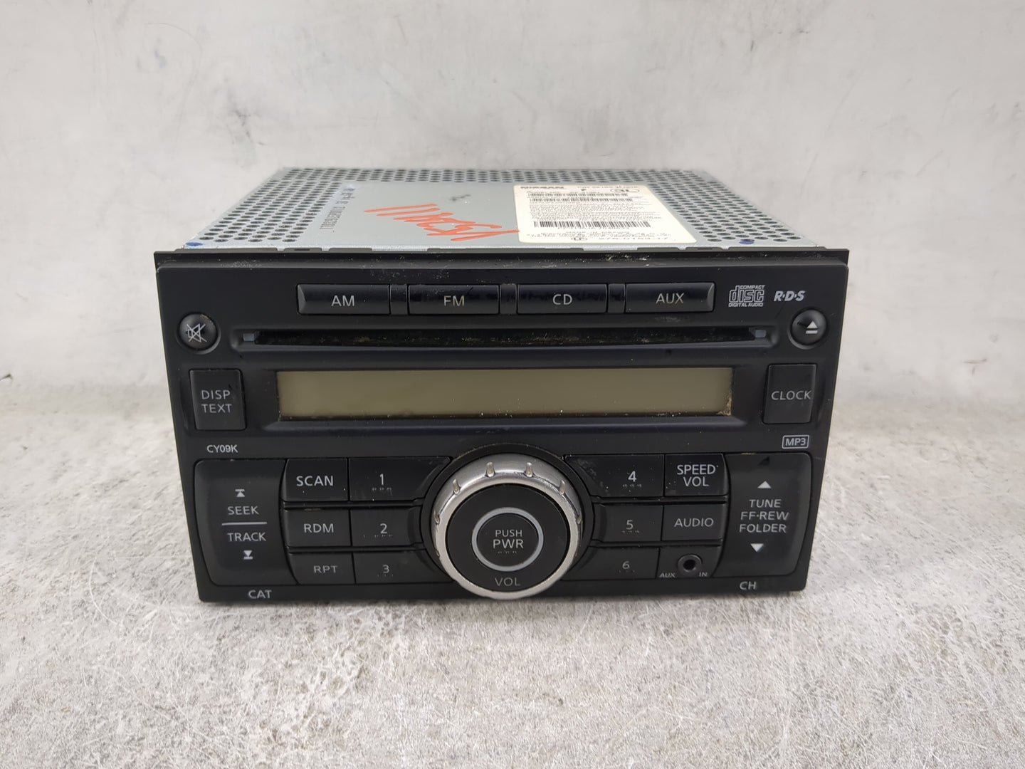 2014-2017 Nissan Nv200 Radio AM FM Cd Player Receiver Replacement P/N:28185 3LM0A PP-3135J Fits Fits 2014 2015 2016 2017 OEM