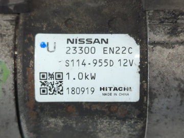 2014-2020 Nissan Nv200 Car Starter Motor Solenoid OEM P/N:23300 EN22C Fits Fits 2013 2014 2015 2016 2017 2018 2019 2020 OEM Used Auto Parts