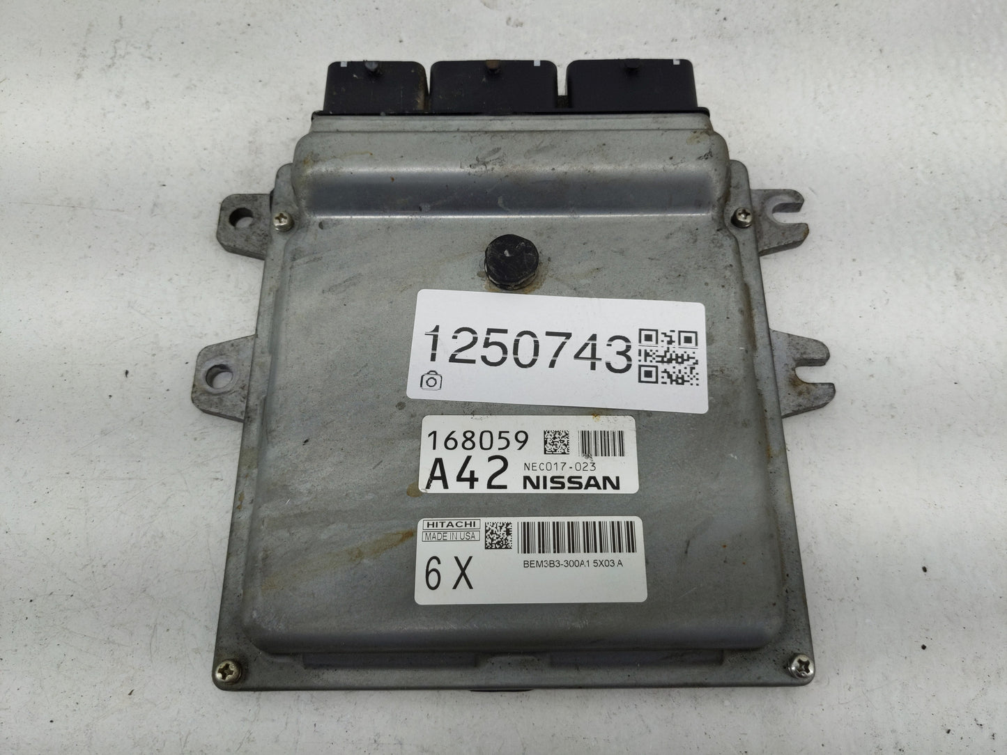 2016-2017 Nissan Nv2500 PCM Engine Control Computer ECU ECM PCU OEM P/N:193613 113 NEC025-013 Fits Fits 2016 2017 OEM Used A