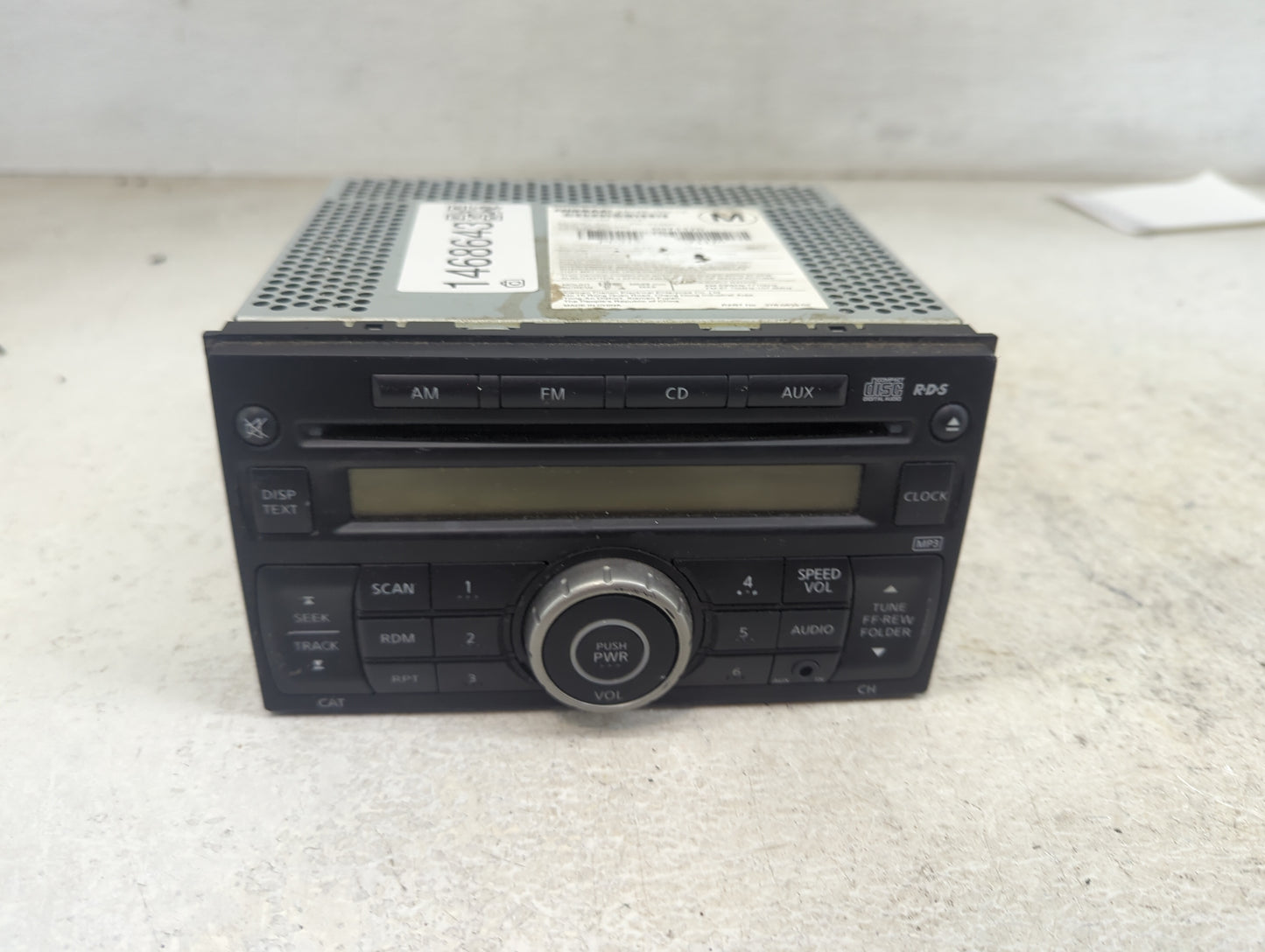 2012-2017 Nissan Nv3500 Radio AM FM Cd Player Receiver Replacement P/N:28185 1PA1A PP-3135H Fits OEM Used Auto Parts - Oemus